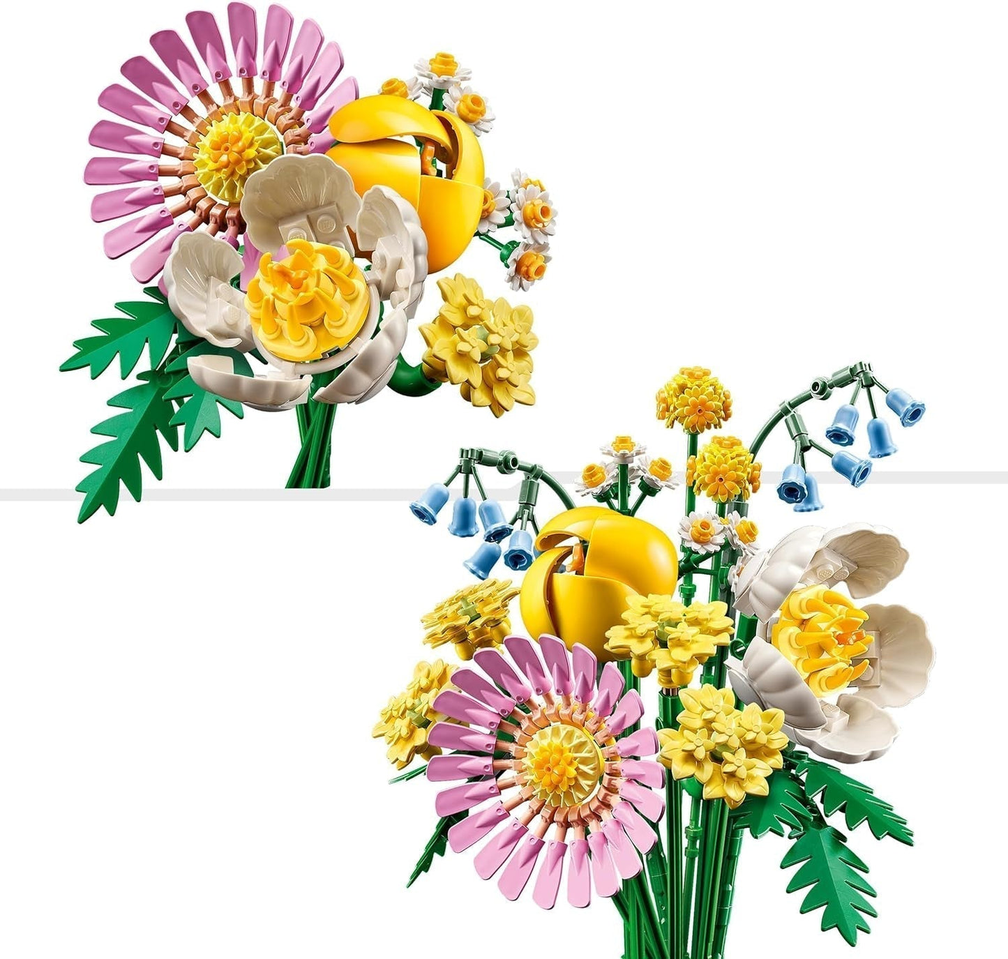 LEGO Botanicals Lille sommerbuket - Byggesæt med kunstige blomster - Inkl. blåklokker, ranunkler, tulipaner - Gaveidé til kvinder, mødre og mænd - 10347 Byggesæt Besuche den LEGO-Store