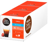 NESCAFÉ DOLCE GUSTO Lungo Decaffeinato kaffekapsler 3er pakke (3 x 16 kapsler)