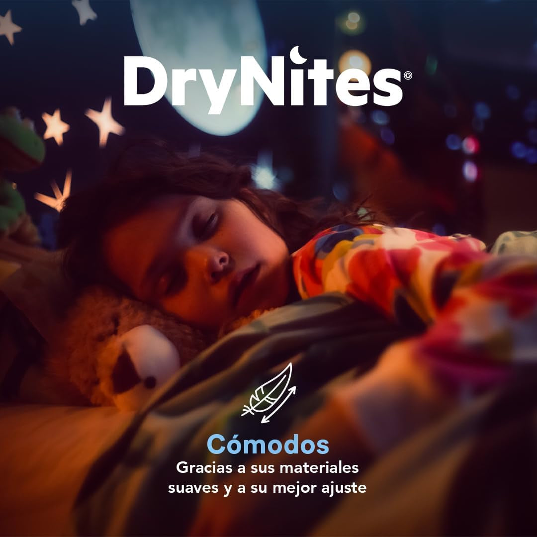 DryNites Pyjamasbukser til piger 3-5 år 1 pakke (1 x 16 stk.)