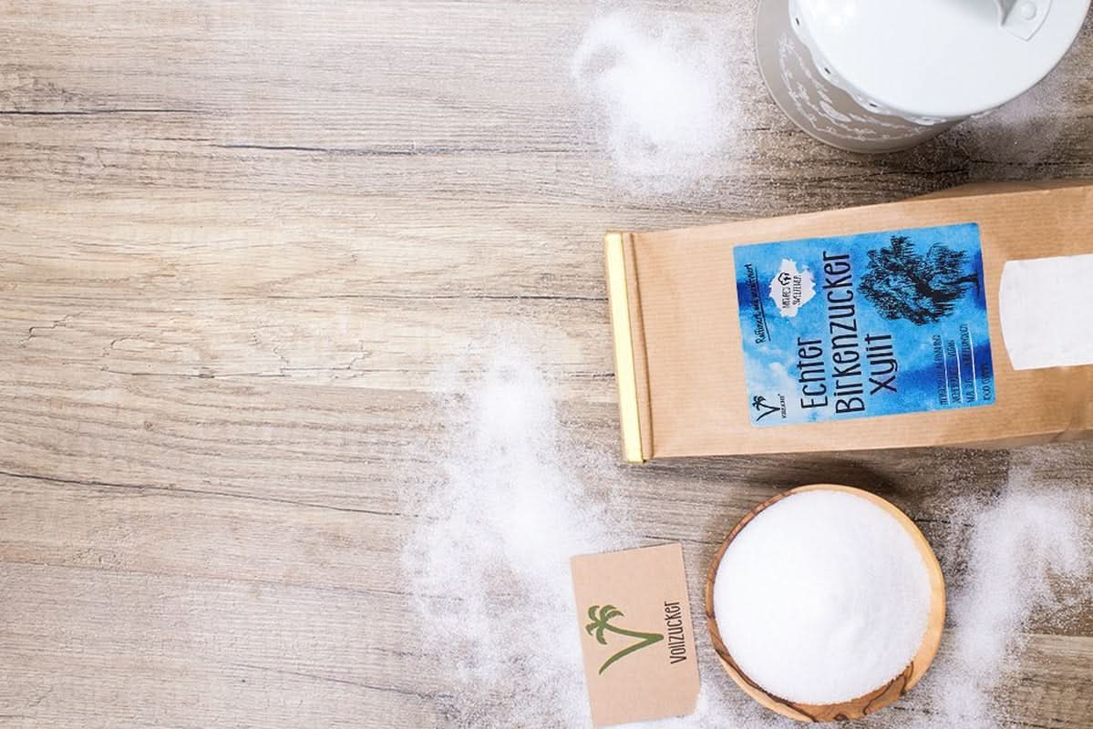 Ægte birkesukker (Xylitol) fra Finland, 1 Kg Sweeteners Naty Shop