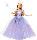 Mattel Wicked: Part 2 af Universal Pictures Glinda Deluxe Doll med aftageligt outfit og 3 tilbehør, inspireret af filmen, JFM13, [Multicolor]
