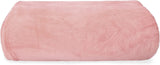 HOMLA Fluffy og varm rød fleece tæppe - til sofa og seng Komfortabel tæppe Sofa tæppe Stue tæppe - nem at vedligeholde 150 X 200 cm Pink Senge og tæpper Besuche den HOMLA-Store
