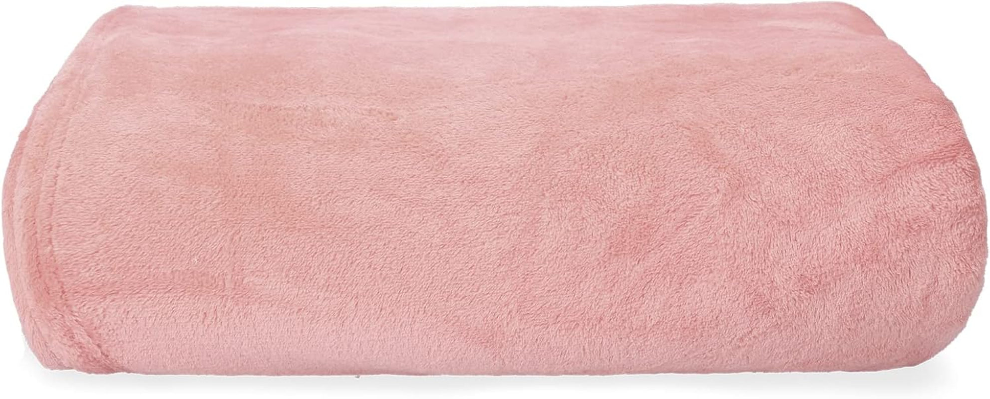 HOMLA Fluffy og varm rød fleece tæppe - til sofa og seng Komfortabel tæppe Sofa tæppe Stue tæppe - nem at vedligeholde 150 X 200 cm Pink Senge og tæpper Besuche den HOMLA-Store