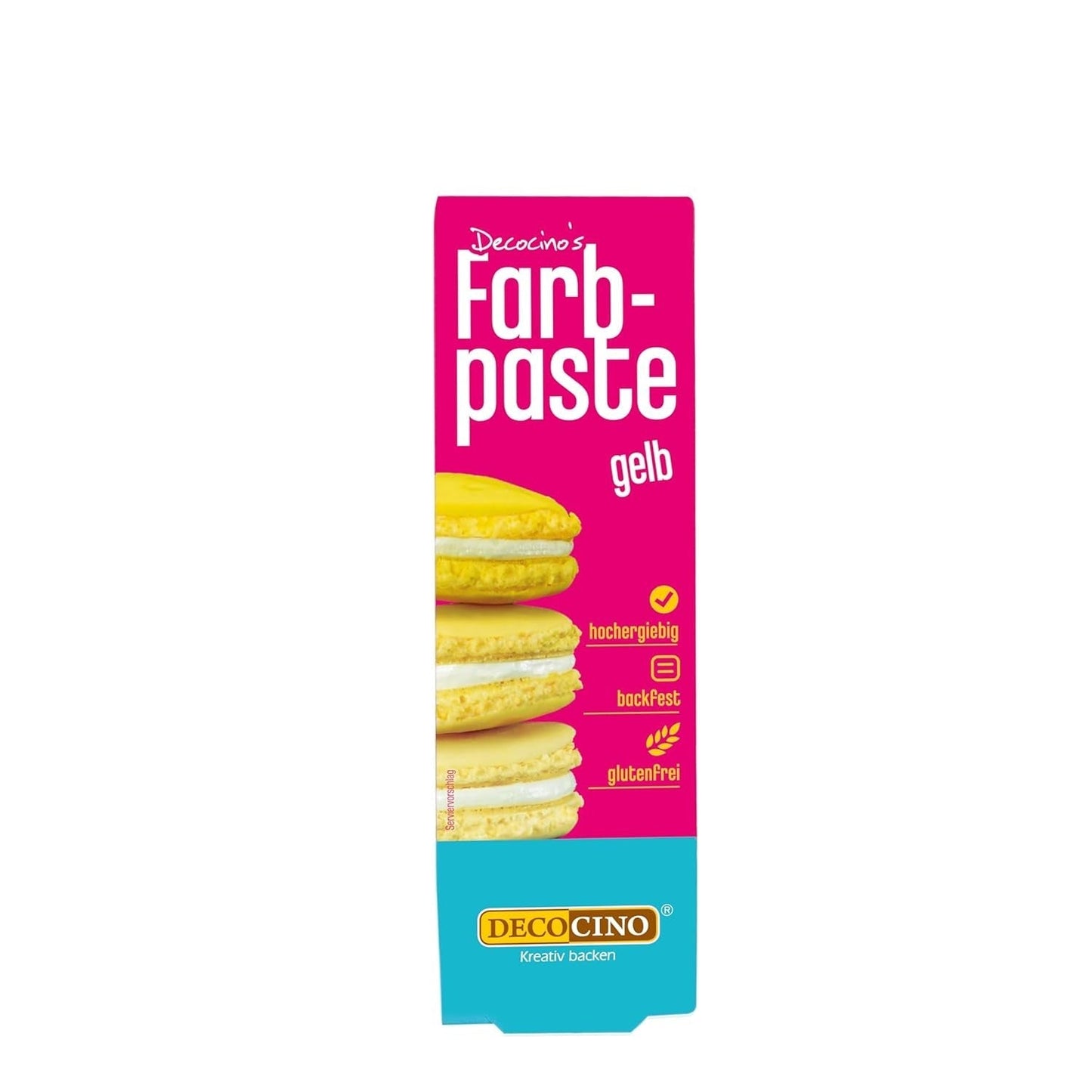 DECOCINO pink farvepasta - 20 g - Madfarve, ideel til farvning af kager, fondant og cremer - Fri for azofedtsyrer og gluten