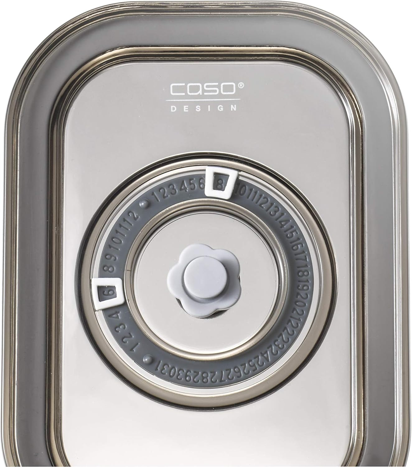 Caso Vacu OneTouch Eco sæt, manuel vakuumforsegler, inklusive 3 glasvakuumbeholdere og VacuBoxx Eco-Duo S - vakuumfriskhedsbeholder / 2 beholdere med hver 500 ml Madopbevaringsbokse Naty Shop