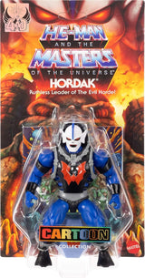 Masters of the Universe Origins Action Figur Hordak fra tegneseriesamlingen, ca. 14 cm høj, vild hordeskurk fra 1980'ernes tv-serier, 16 bevægelsespunkter, mini-tegneseriehæfte, JBM79 Actionfigurer Naty Shop