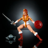 Masters of the Universe Origins Legetøj tegneserie Teela Action Figur Ca. 14 cm Højde Motu Heltinde tilbehør og Mini Comic HYD27 Action Figurer Naty Shop