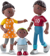 HABA 306696 - Little Friends Family Time Legesæt, fleksibelt dukketilbehør, 3+