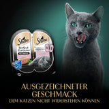 SHEBA Perfect PORTIONS pate til katte med laks, MSC certificeret, 8 x 3 x (2 x 37,5g) = 225g (Emballage vil blive opdateret)