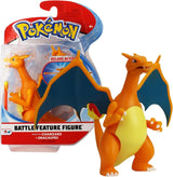 Pokémon PKW0368 - Battle Feature Figur - Glurak Officiel Action Figur 11,5 cm Action Figurer Naty Shop Standardtitel