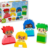 LEGO DUPLO Big Feelings, byggestablingsspil med 23 farverige klodser og 4 figurer, motorisk legetøj til fremme af social og følelsesmæssig udvikling af små børn fra 18 måneder 10415 Byggesæt Beuche den LEGO-Store Standardtitel