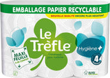 Le Trefoil Hygiene + Toiletpapir, 6 ruller, 4 styrker (2-pak)