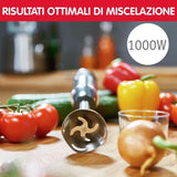 DD6558 DD655810 Quickchef 3-i-1 Tauchmixer, Powelix-Technology, 3 Zubehörteile, Edelstahl, Stahl/Schwarz Kitchen Naty Shop