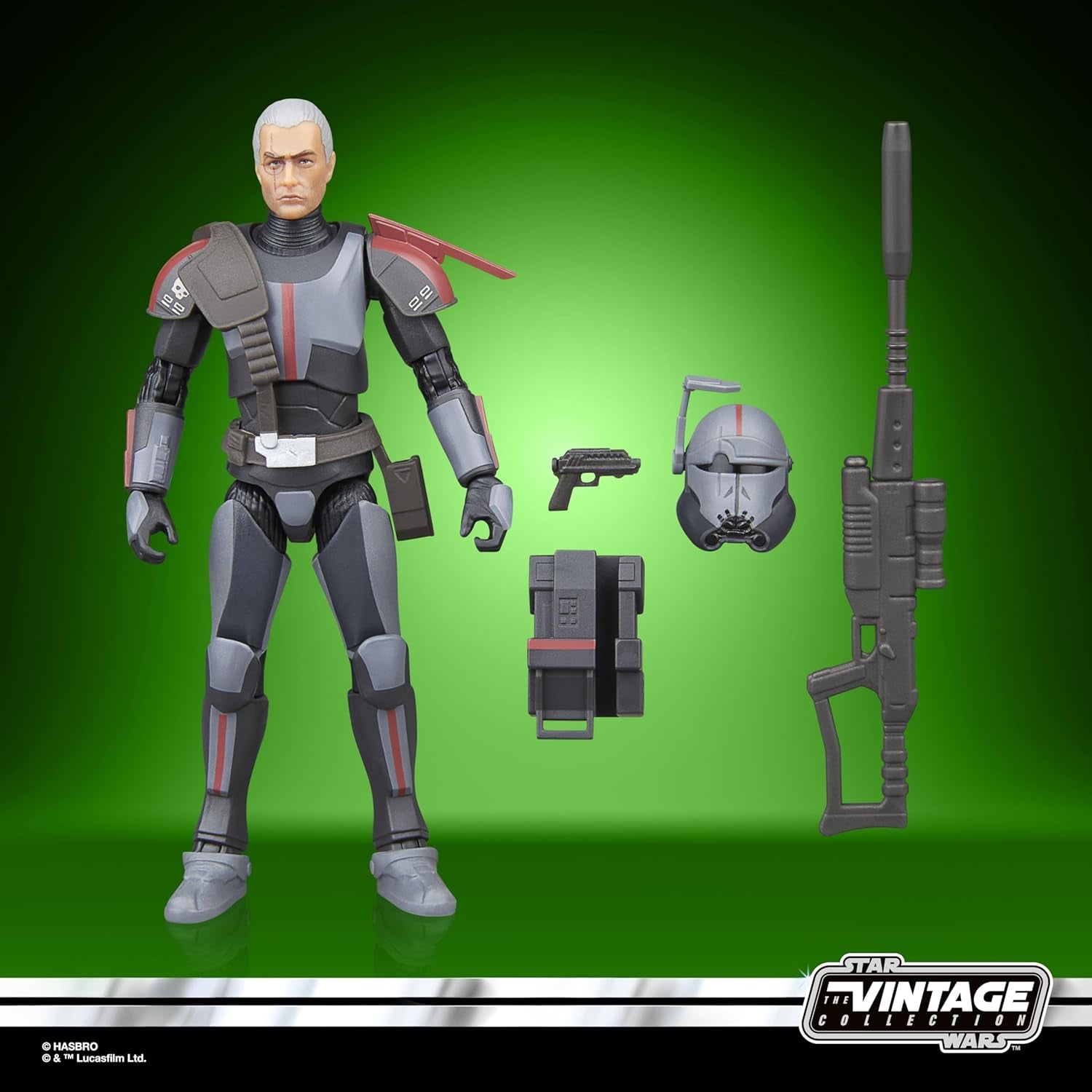 Star Wars Vintage Crosshair Collection, Star Wars: Bad Batch Action Figur at samle (9,5 Cm) Actionfigurer Naty Shop