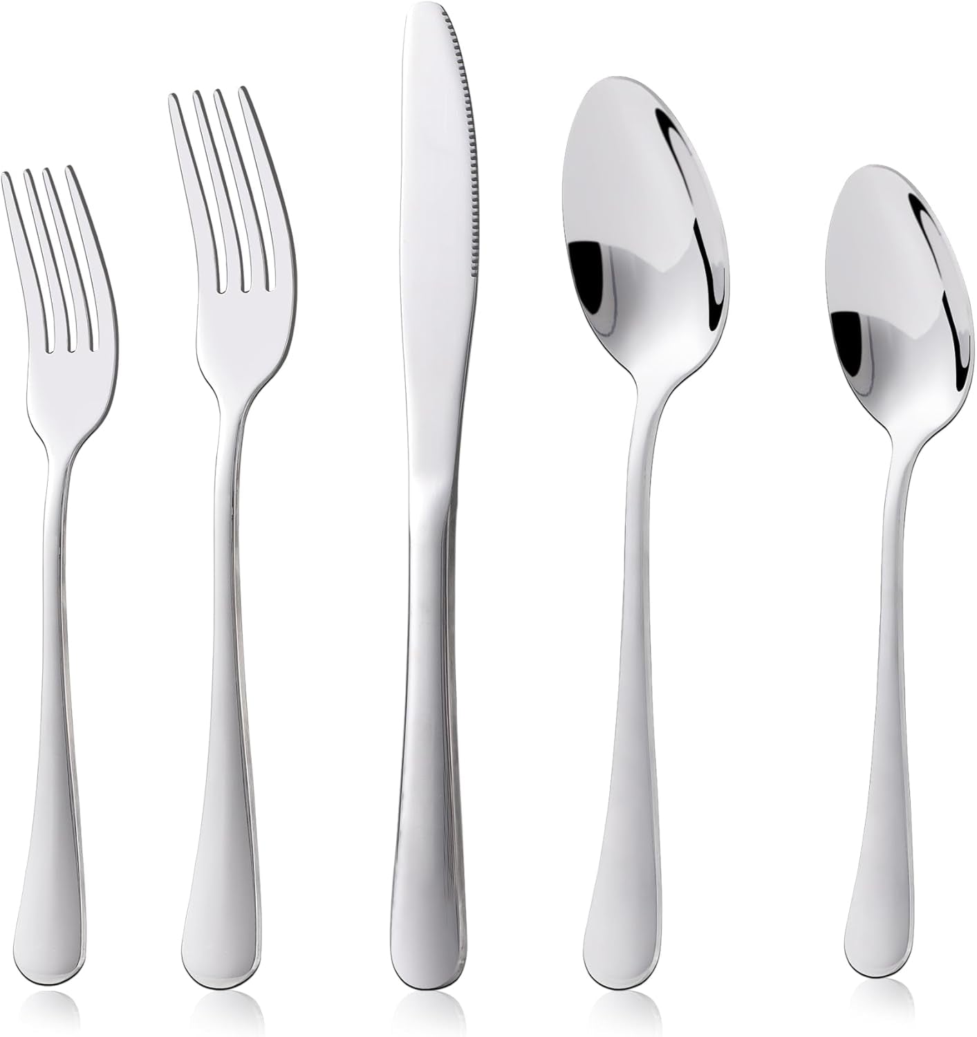 Kitchenboss bestiksæt til 6 personer: Bestiksæt 20 eller 30 stk. Kitchen Naty Shop Sølv 20 stk.