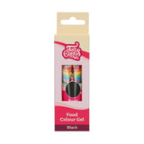 Funcakes madfarve, sort gel: Højkoncentreret madfarve til dej, creme, fondant og marcipan. Nem dosering. Enkelt dråbe for at skabe levende farver. Halal. 30 g.