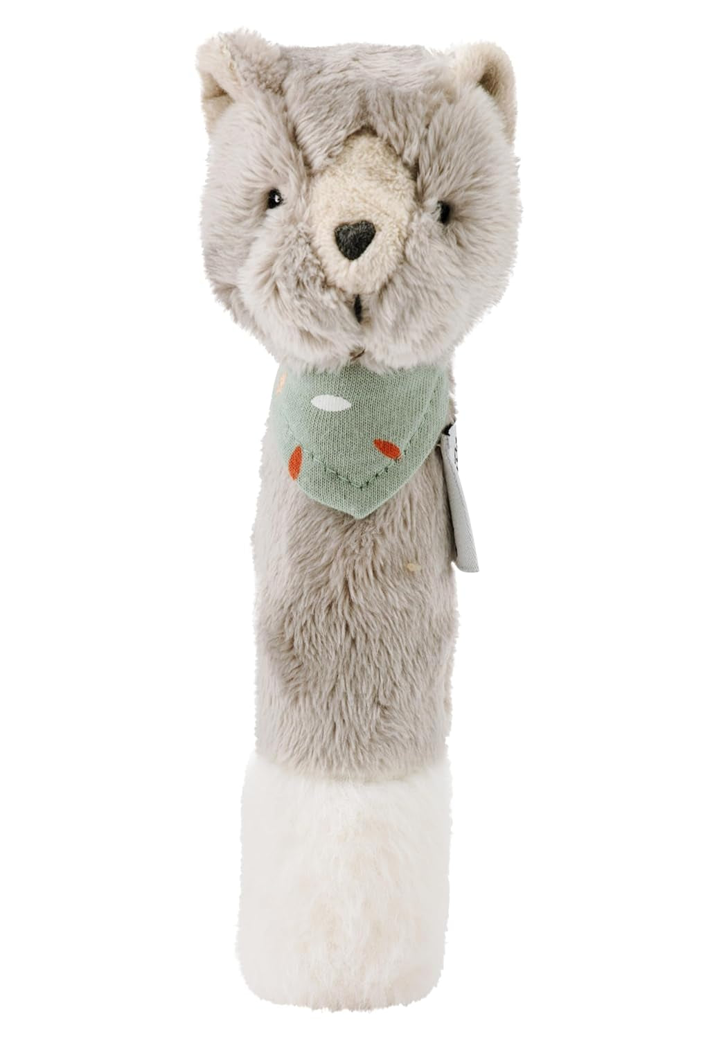 Sterntaler baby squeaker kat Lilly - Blødt fleece baby legetøj - Gribe legetøj til babyer - Første forsøg på at gribe og lege, grå Bebe Toys Naty Shop