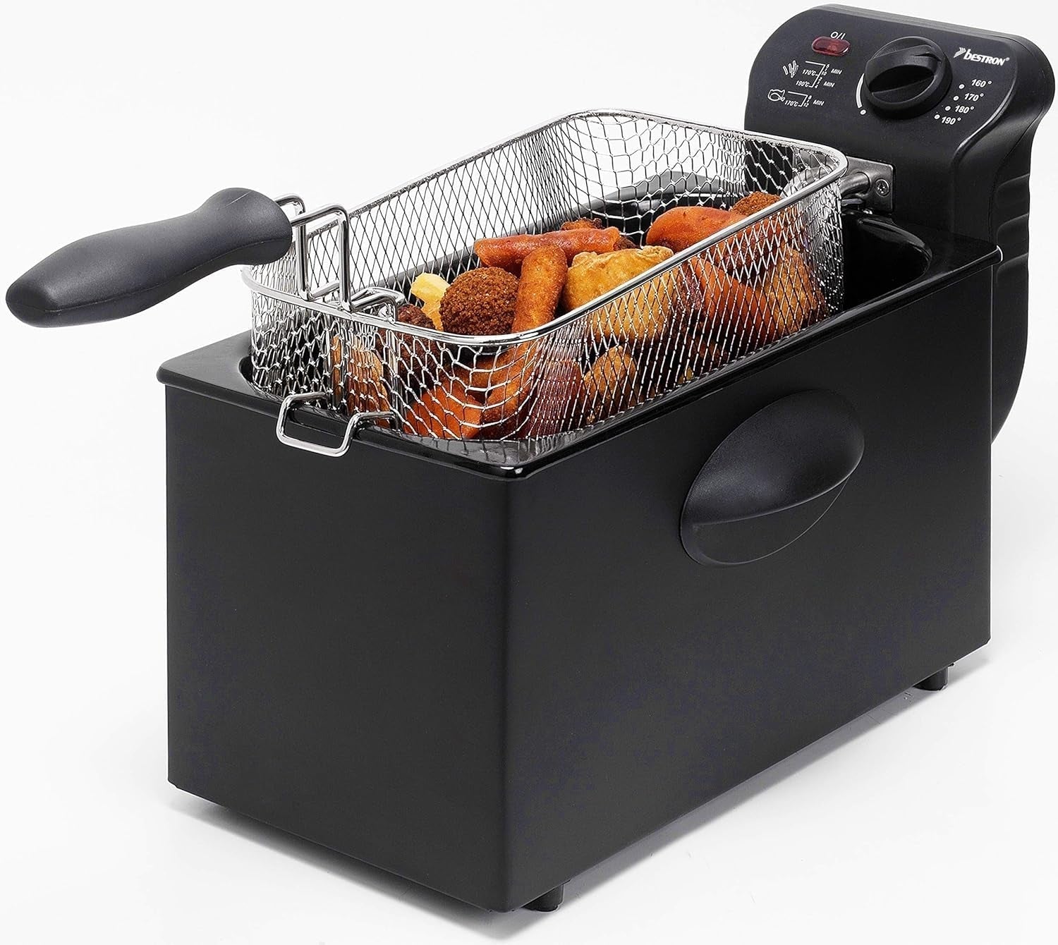 Bestron oliefrituregryde med koldzoneteknologi, 3,5 liter, 2000 watt Hvidevarer Naty Shop