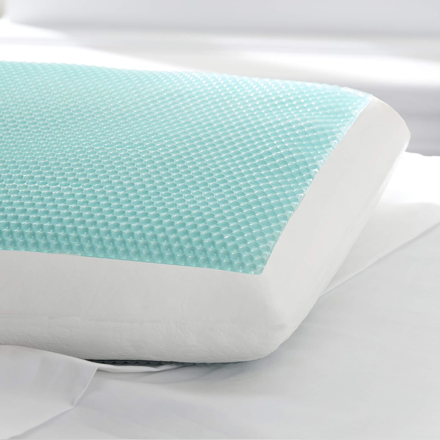 Sealy SE '19 Essentials SM Aqua Bubble Gel-lagen, 1 MC (US) pude, hvid, 61 X 40 X 14 cm Naty Shop standardpuder