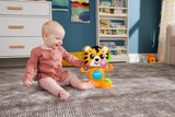 Fisher-Price pædagogisk legetøj til baby og småbørn, Beat Bande Learning & Dancing Tiger Justin med lyde og lys til babyer fra 9 måneder, italiensk version, HYL04 Baby Toys Naty Shop