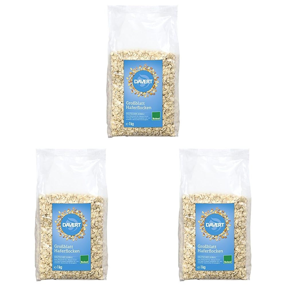 Davert Havregryn med store blade, 1000 g