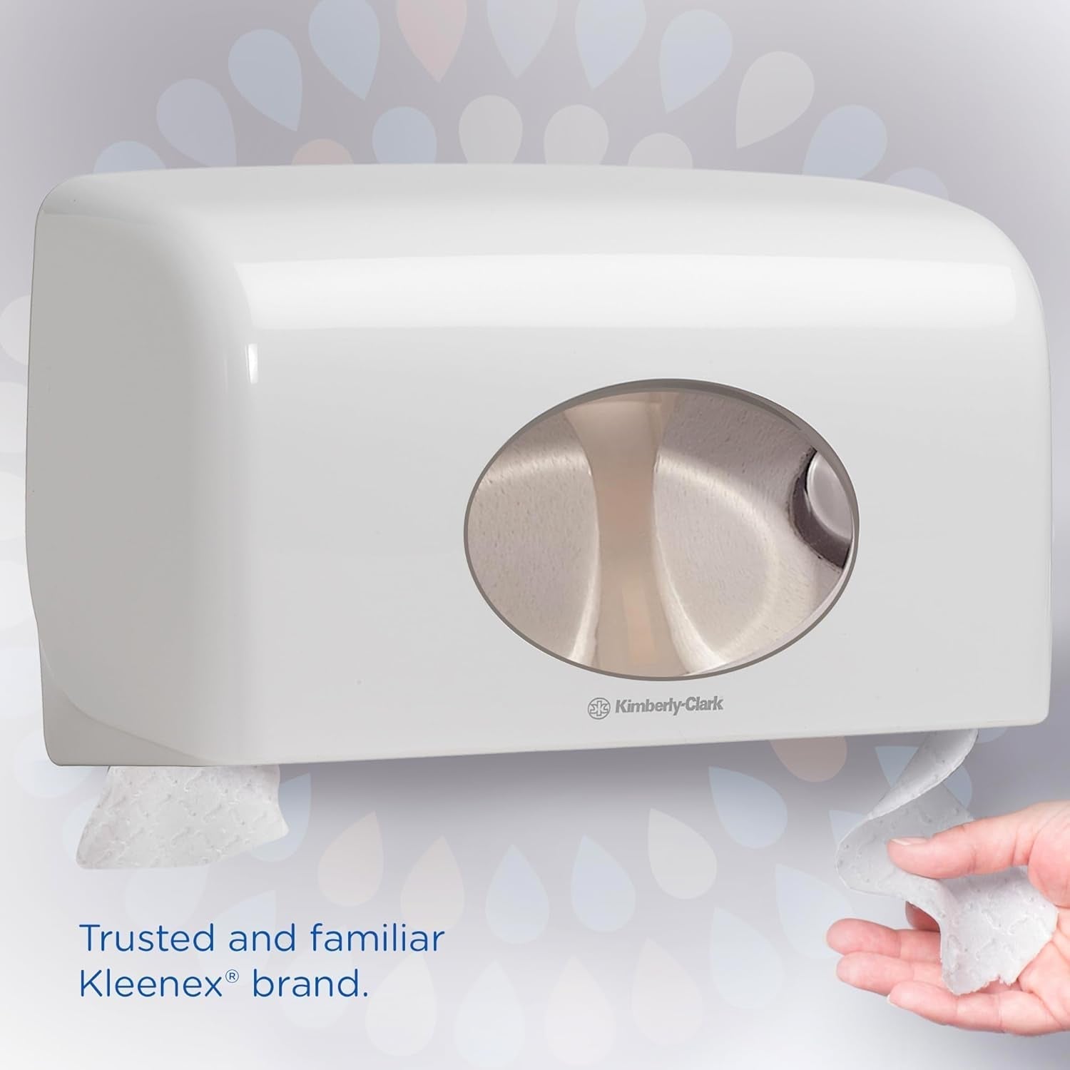 Kleenex Premium toiletpapirruller 8484, toiletpapir 24 ruller x 160 puffede ark, 4-lags toiletpapir, 100 % ren fiber, høj kvalitet, rivefast og blød (2 pakke)