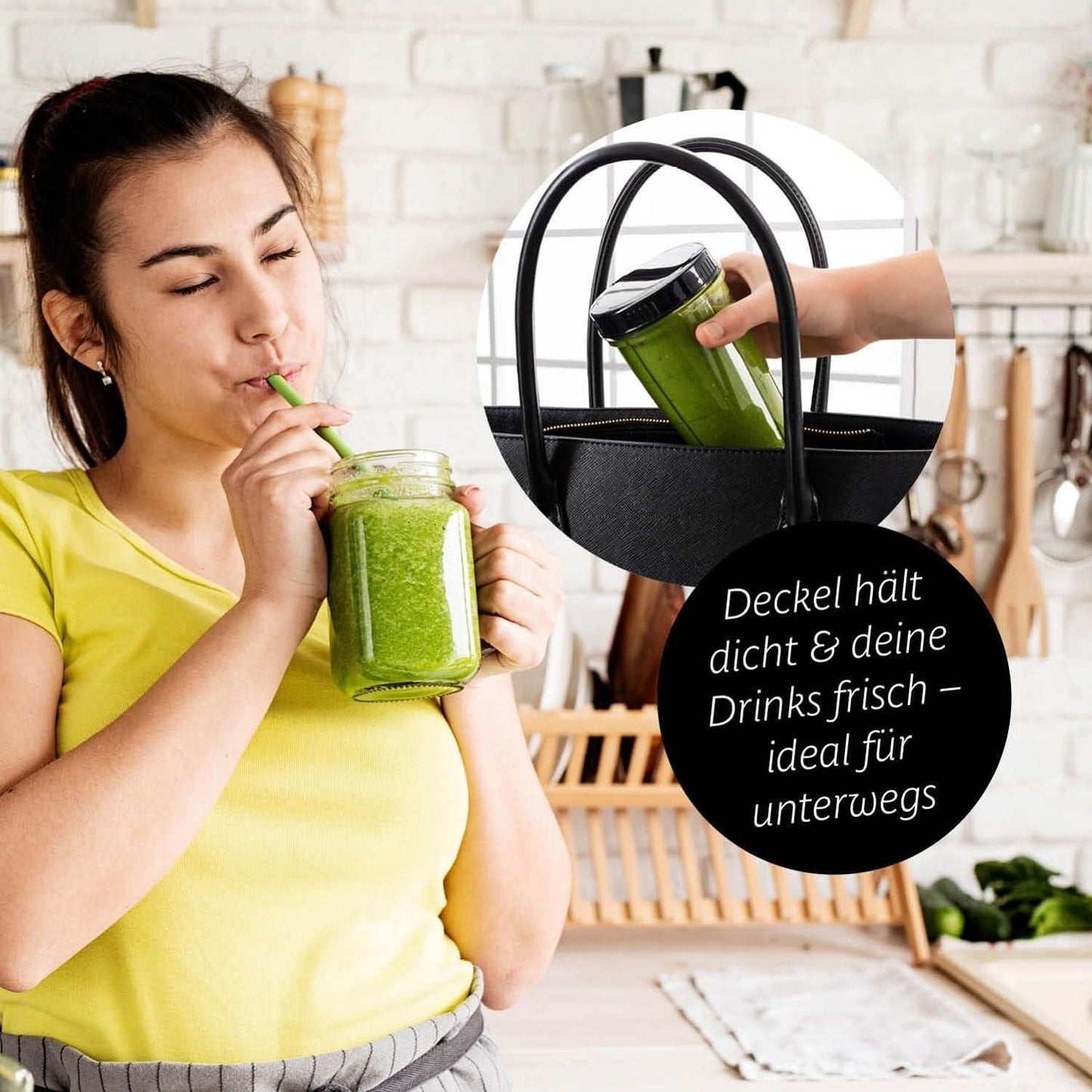 Gourmetmaxx Mr Magic Blender, Smoothie Maker med Xxl Naty Shop tilbehørspakke