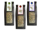 Rå kaffe - Økologisk Etiopien, Java, Honduras grøn kaffe (reduceret pakke grønne kaffebønner 3x500 g) - GMP certificeret