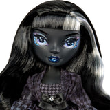 Rainbow High Shadow High Girl's Night - Shanelle Onyx - 28 cm modedukke i nuancer af gråt, sort hår og outfit med tilbehør og kam - Til samlere og børn fra 6 år og opefter