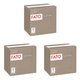 , Engangspapirsservietter, Ideel til forretter og cocktails, Pakke med 100 servietter, Størrelse 24X24 foldet i 4, 2 lag, Farve Turtledove, 100 % rent cellulosepapir, Fsc-certificeret
