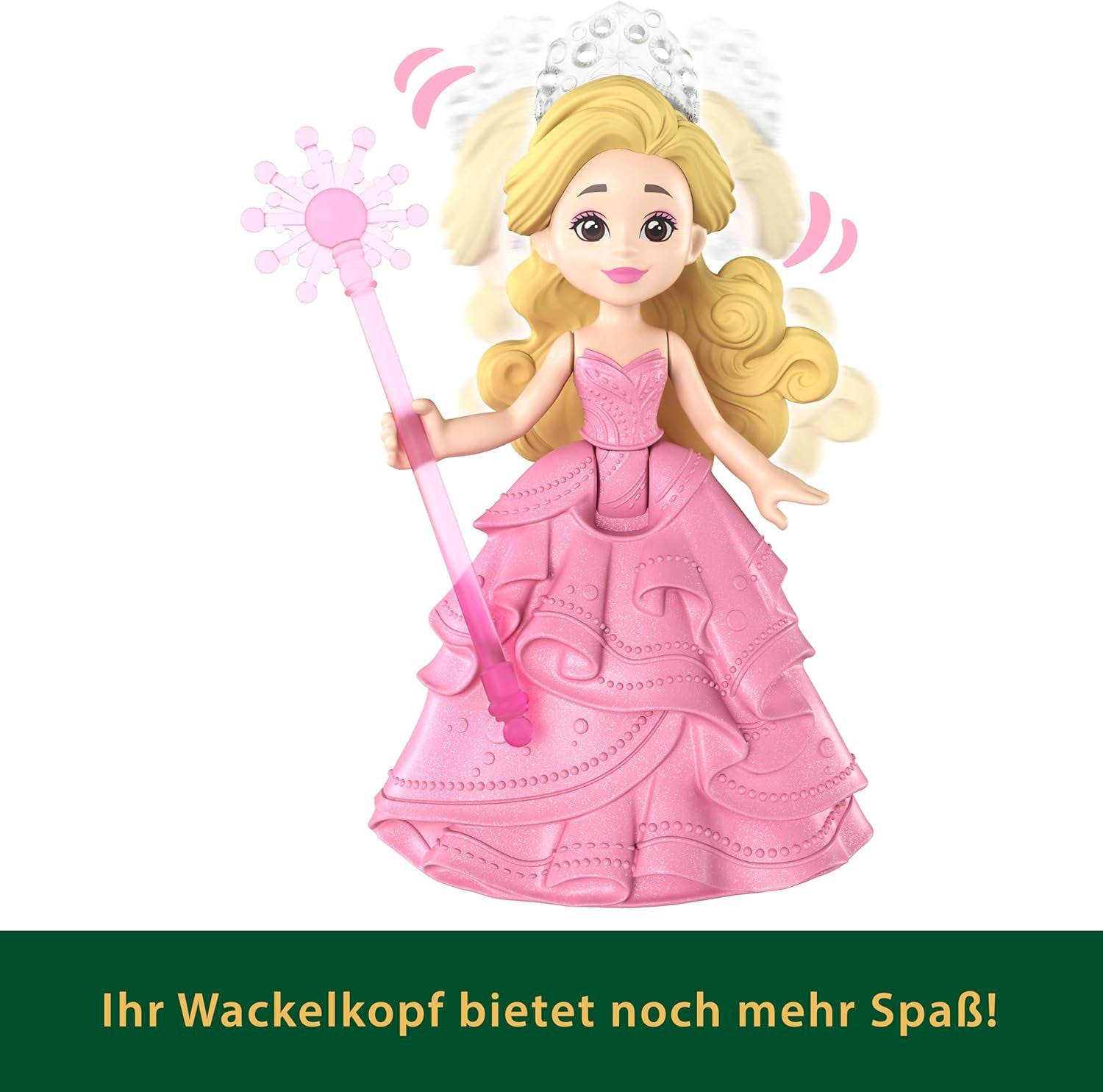 Mattel Universal Pictures Evil Glinda Floating Bubble, Familiar Movie Inspired Glinda Mini Doll and Vehicle Playset, JFM25, [Multicolor]