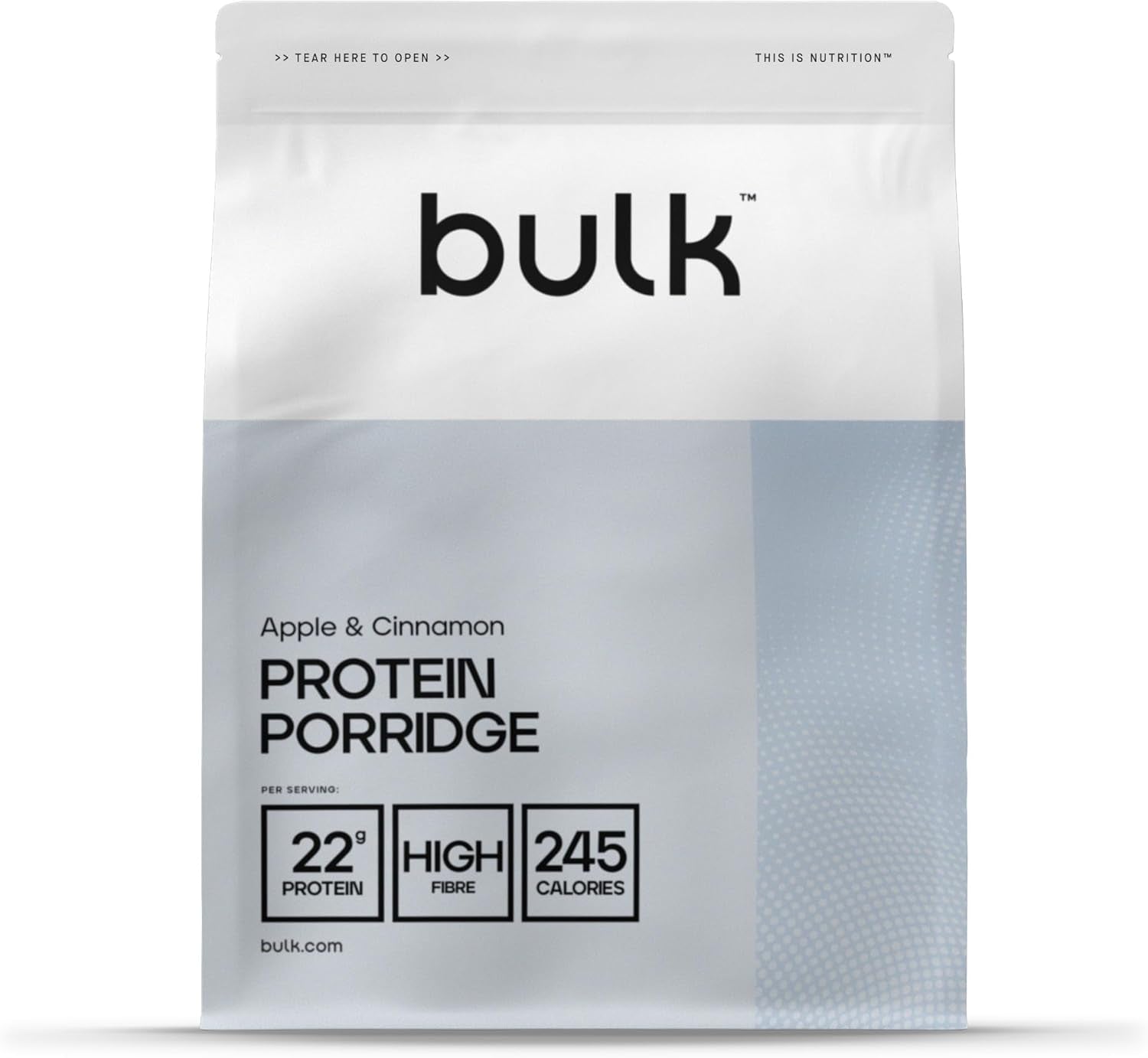 Komplet proteinhavre, højproteinhavre, valle, fiberrigt, proteingrød, æblekanel, 2,5 kg