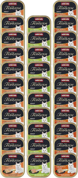 animonda Vom Feinsten Adult Gourmet Variety (32 x 100 g), kornfrit og sukkerfrit vådfoder til voksne katte med en uimodståelig gourmetkerne.