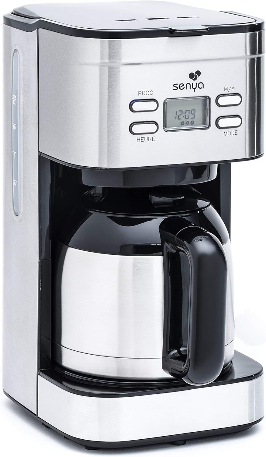 SYBF-CM025 Varm kaffemaskine, rustfrit stål, 1,2 liter, rustfrit stål