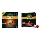 Jacobs Kaffeekapseln Guten Morgen XL Intense - 10er Pack (10 x 20 Getränke) & Kaffeekapseln Lungo Classico, Intensität 6 af 12, 20 Nespresso®* kompatibel Kapseln, 10 x 20 Getränke