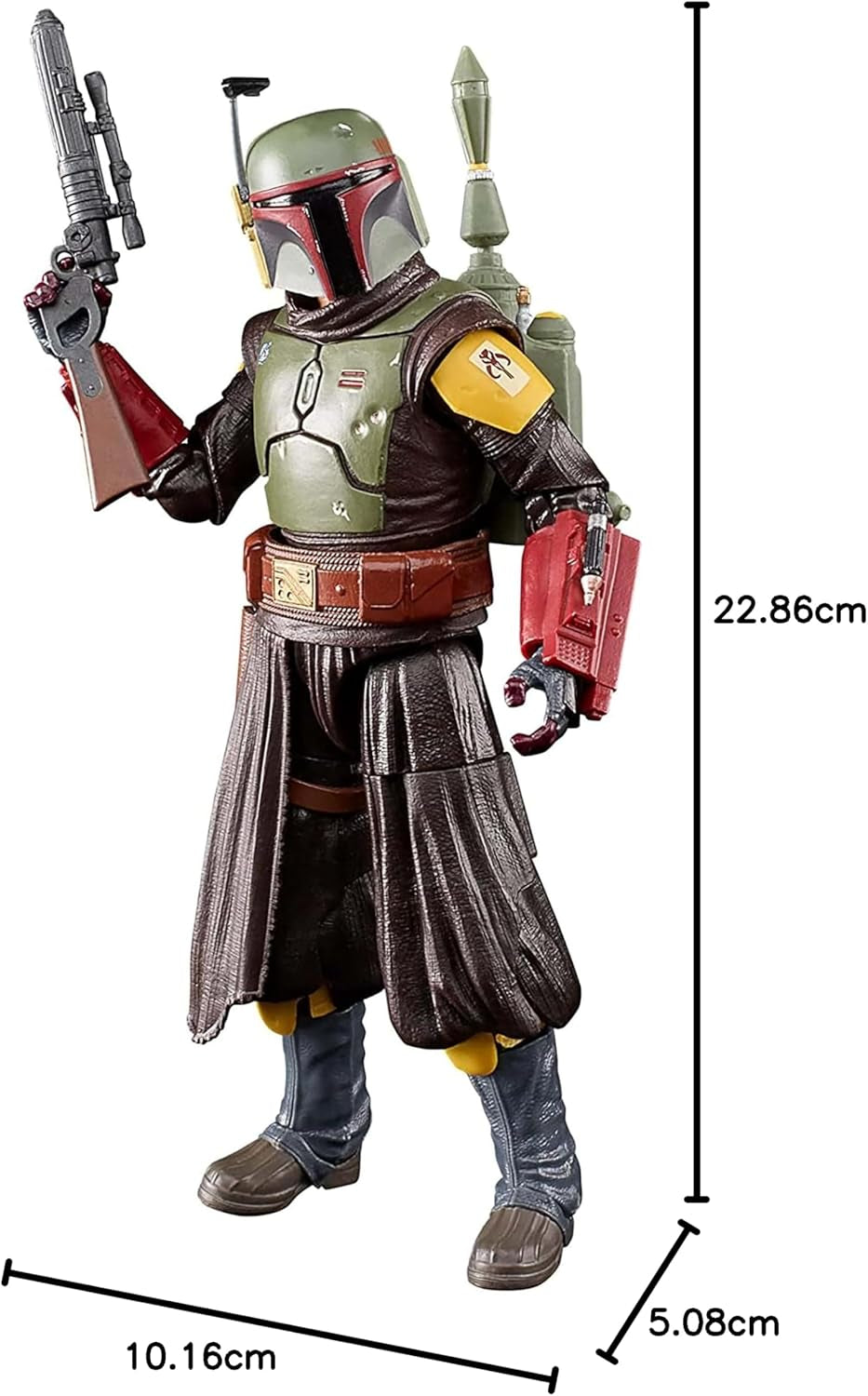 Star Wars Hasbro Black Series Boba Fett (Throne Room): The Book of Boba Fett samlerfigur, til børn fra 4+ år, multi, 15 cm højde actionfigurer Naty Shop