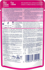 Vitakraft Poésie Délice, Junior, Vådfoder til katte, Vådfoder i sauce, med kalkun, Multipack, til unge katte, Uden tilsat sukker eller korn (23 x 85g)
