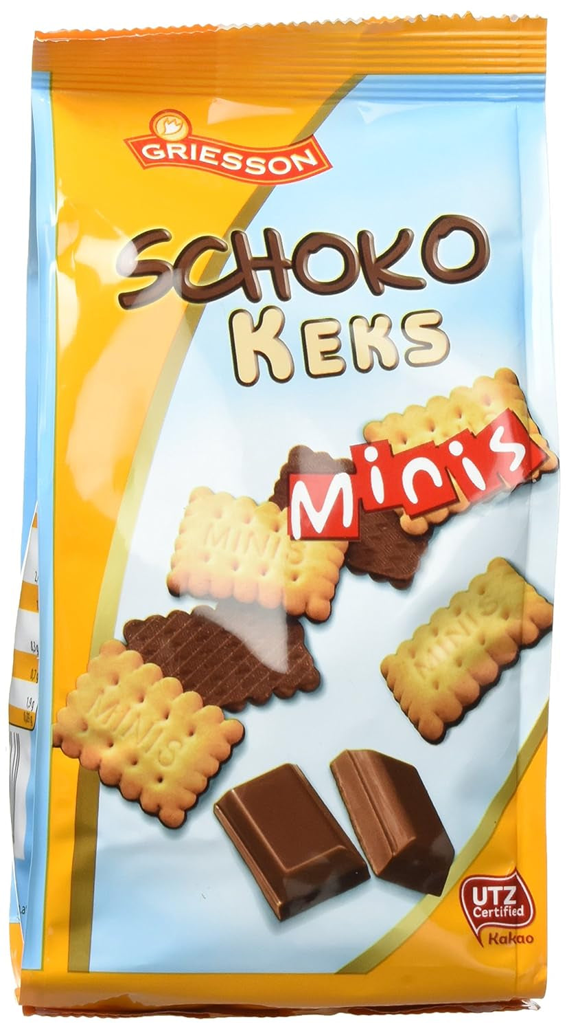 Griesson Chokolade Minikiks Pakke med 12 stk (12 poser x 125g)