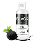 Gel-madfarve - 100 ml, Gel-madfarve til kager, bagning, småkager, makroner - koncentreret sukkerfri madfarve til kagedekoration, drikkevarer, påskeæg, DIY-slime (hvid)