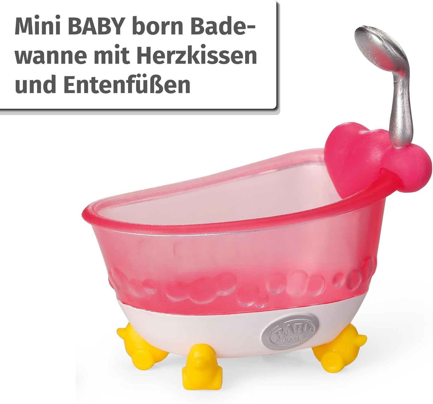 BABY Born Minis badekar legesæt med mini dukke Amy og and, 906101 Zapf Creation Dolls Naty Shop