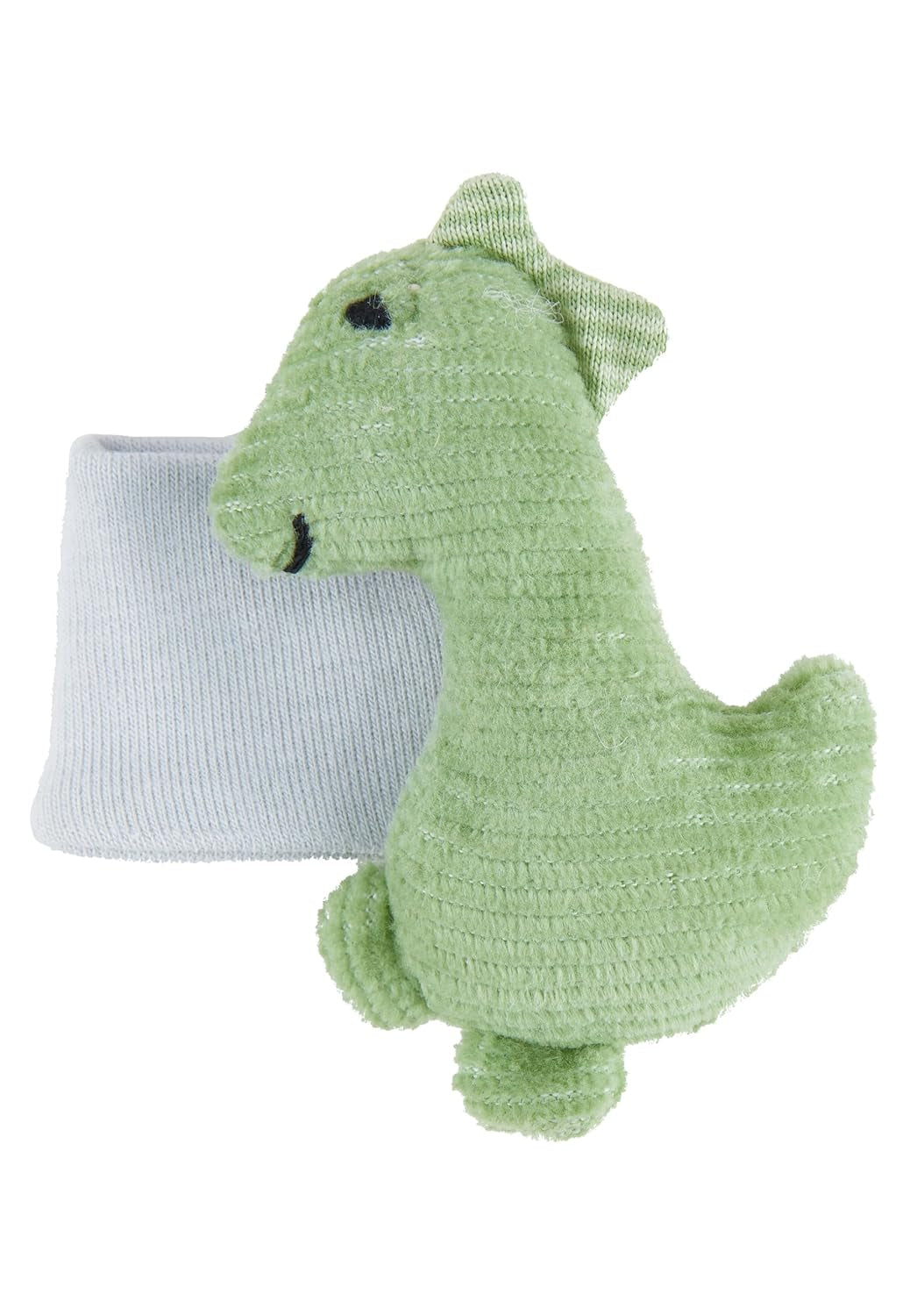 Sterntaler Dino Rexi Arm Rangle - Blød Blød Snor Baby Rangle - Baby Hånd Rangle med elastisk rem - Baby Legetøj til Leg, Kram og Rangle, Stone Green Bebe Naty Shop Toys Standardtitel