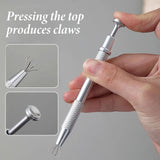100 Stück Nail Art Schwamm Mit Piercing Zange,Nail Art Tilbehør Schwamm Mit Piercing Kugel Aufdreher,Sponge Brush Applikator,Nagelkunst-Rendering-Werkzeuge,Für Gradient Nail Art Patterns Erstellen.