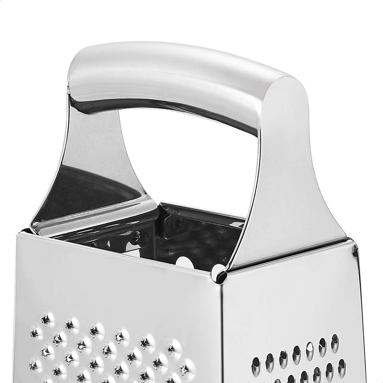 Peeler Naty Shop robust firkantet ostejern i rustfrit stål med skridsikker bund