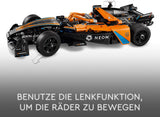 LEGO Technic NEOM Mclaren Formel E racerbil, racerbillegetøj til drenge og piger på 9 år, modelbilsæt, indretning til børneværelset, fødselsdagsgaveidé 42169 Byggesæt Beuche den LEGO-Store
