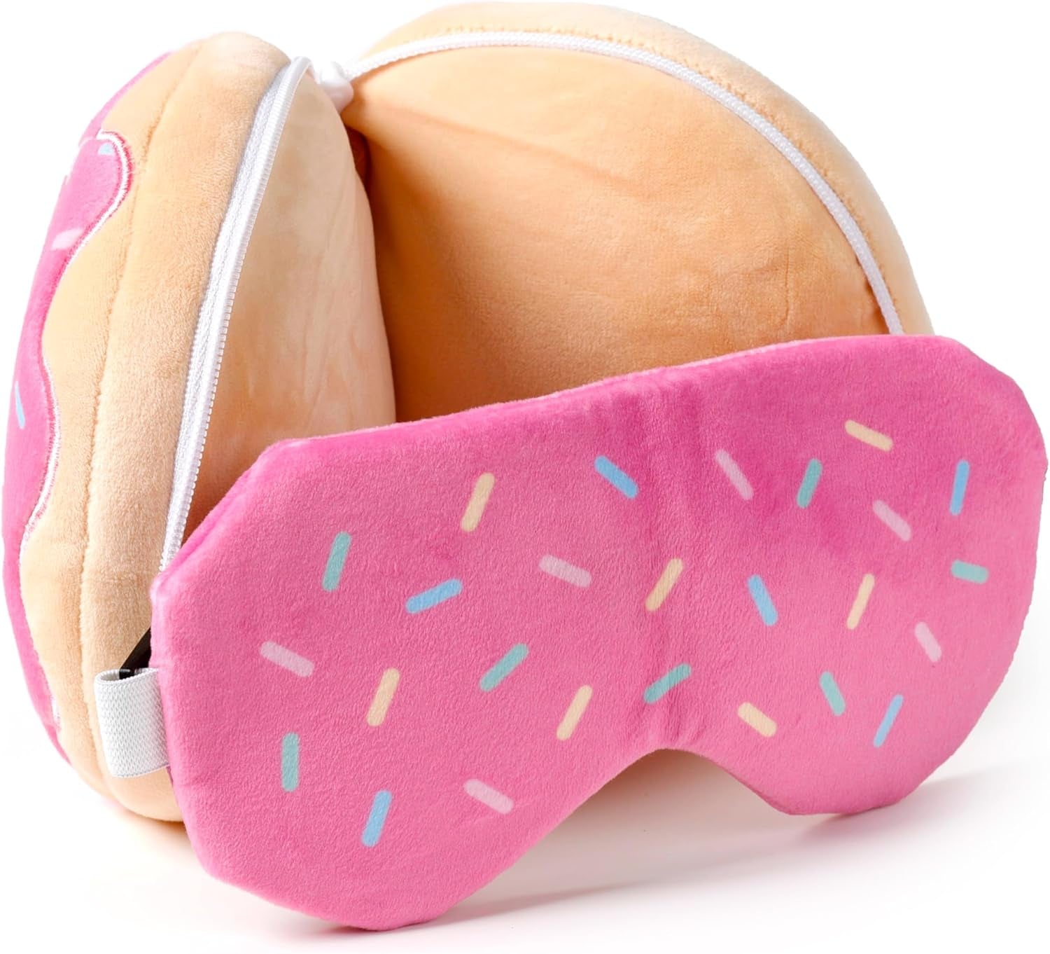 Puckator Rejsepude med Relaxeazzz Mask - Donut Rejsepuder Naty Shop