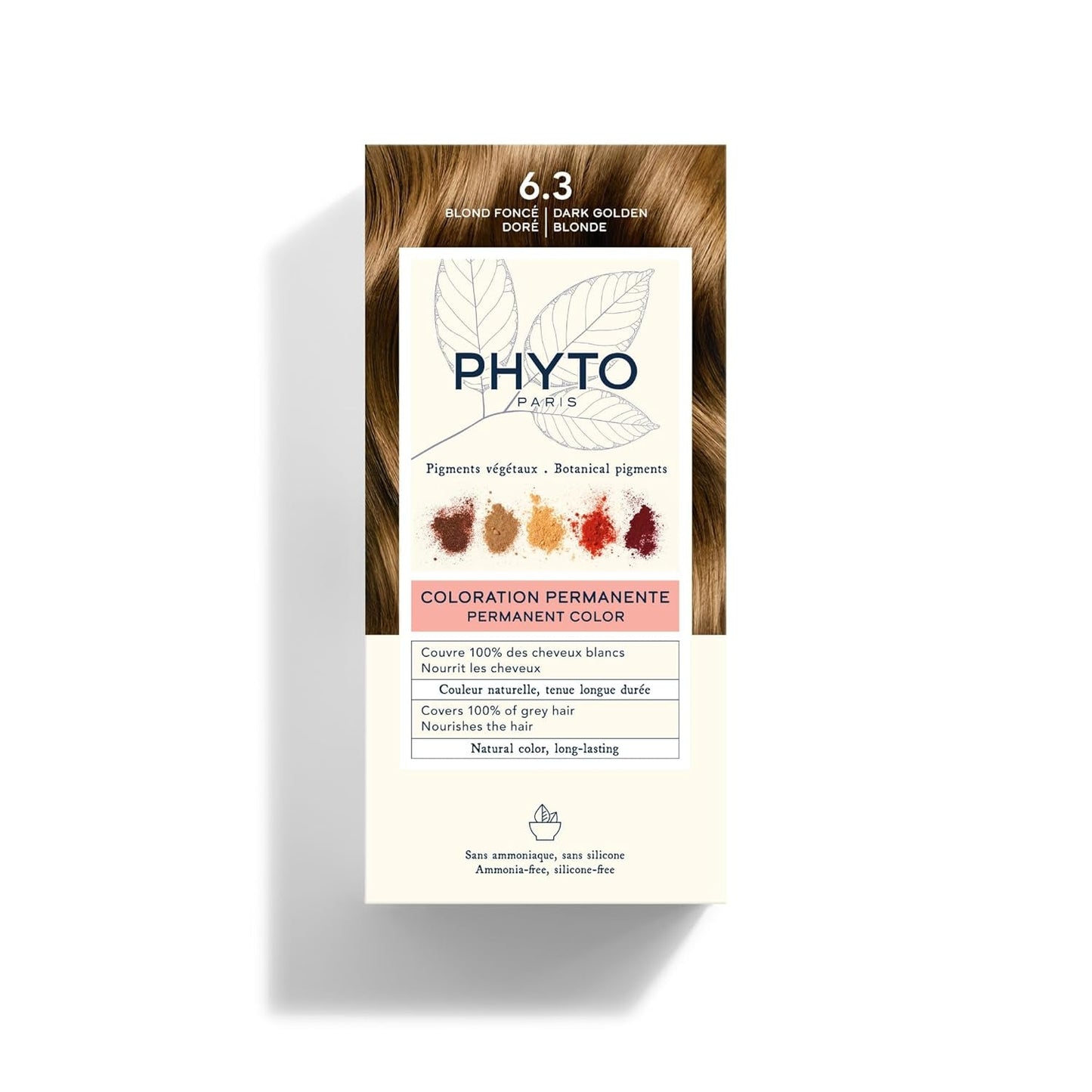 Permanent hårfarve, 5.3 Lys gyldenbrun hårfarve Naty Shop 6.3 Blond Foncé Doré