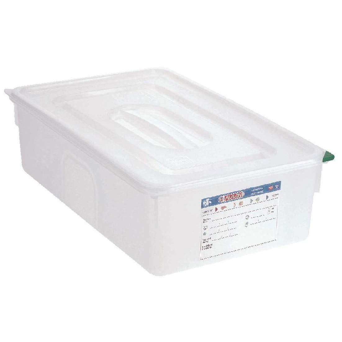 Madkasse 21 liter (1/1 GN) 150 (H) x 530 (B) x 345 (D) mm; pakkeantal: 4 stk. Madopbevaringsbokse Naty Shop Standardtitel