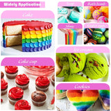 Madfarve - Højkoncentreret flydende madfarve til kager, bagning, påskeæg, drikkevarer - Sukkerfri madfarve til fondant, glasur, slim, kagedekoration (Red Velvet, 236ml)