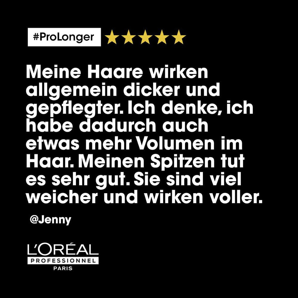 L'Oréal Professionnel hårstyrkende maske til langt og tyndt hår med Filler A-100 og aminosyrer, Series Expert, Pro Longer Mask Hair Mask Naty Shop