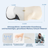 IDEA Nakkesmertepude Ortopædisk pude Lavet af Memory Foam Pude Ergonomisk nakkepude for optimal støtte Anti-snorkepude til side, ryg og mave Sove Cervikal ortopædiske puder Naty Shop
